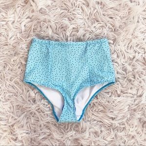American Apparel Polka Dot BIKINI BOTTOM ONLY